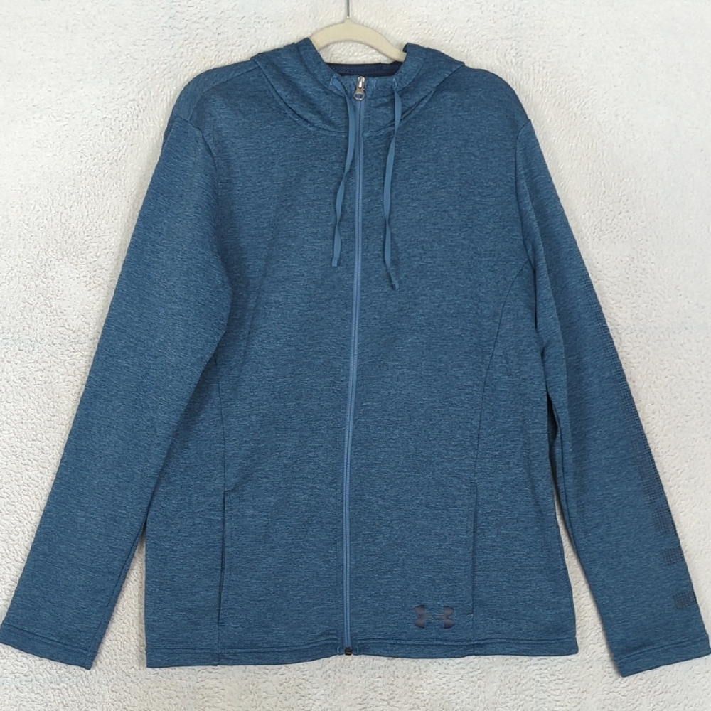 Under Armour‎ Men's Blue Loose Fit Cold Gear Pullover Size L